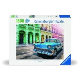 Ravensburger - Puzzle masina din Cuba 1500 piese design nou Ravensburger - 1